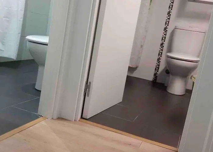 公寓 4 Playa Surf Cine- Parking Y Terraza 圣塞瓦斯蒂安