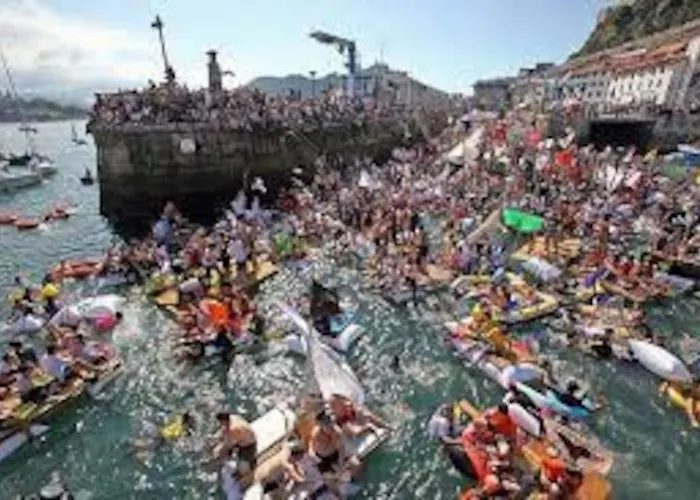 公寓 4 Playa Surf Cine- Parking Y Terraza 圣塞瓦斯蒂安